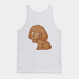 Toy-Poodle sitting Tank Top